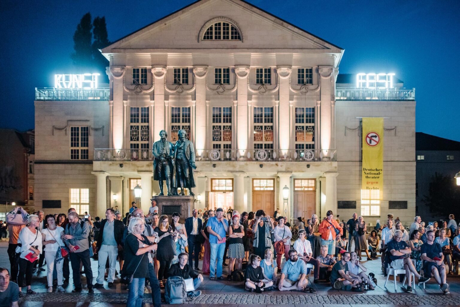 24.08.19, Weimar: Kunstfest Weimar 2019, Ted Gaier, Gintersdorfer/Klaßen »Weimar Cabaret«. Foto: Candy Welz
